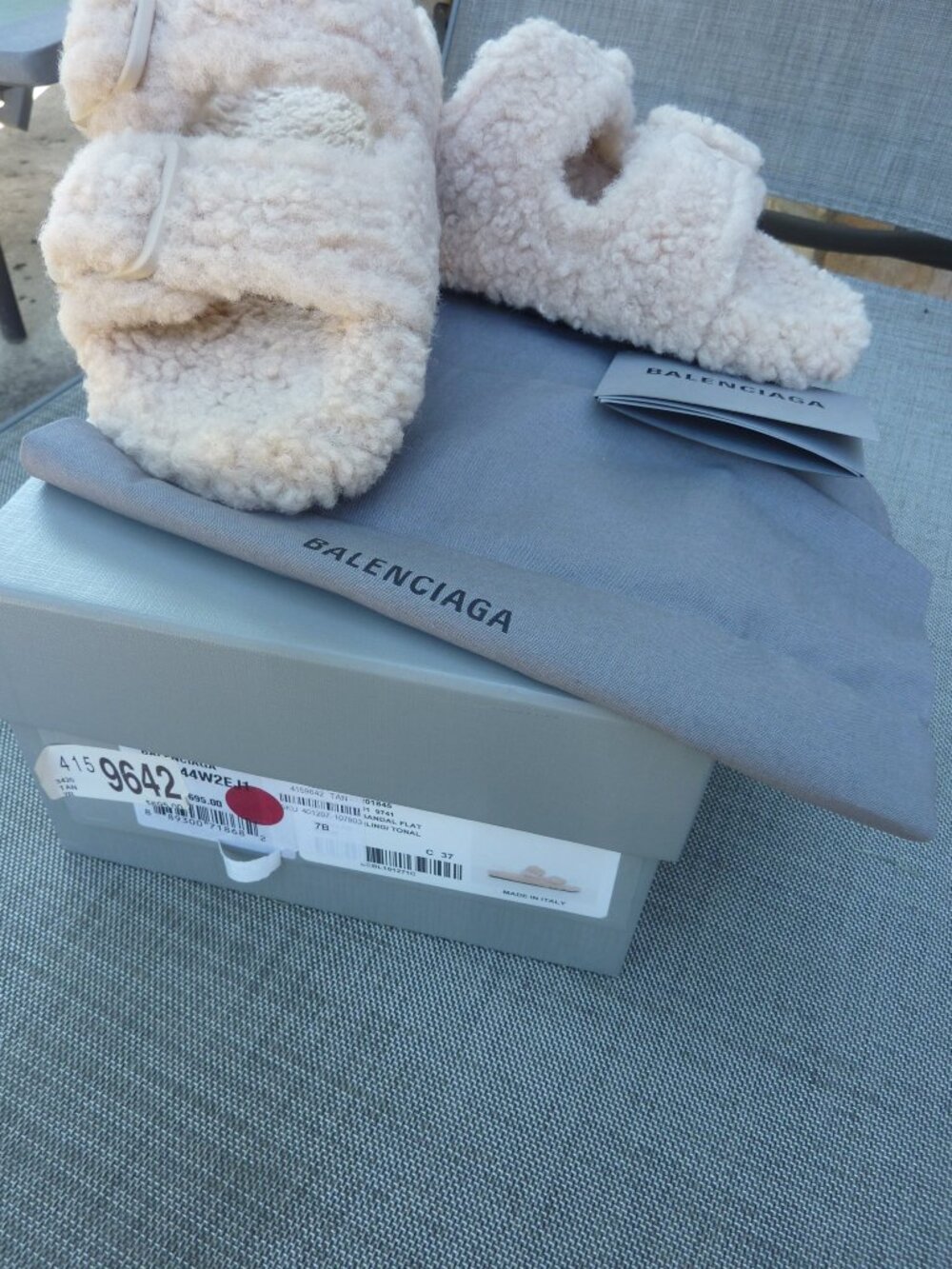 Brand New Balenciaga Mallorca Buckle Slide Sandal
